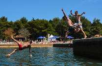 Springbreak Europe Kroatien 2014 - Abkühlung im Meer