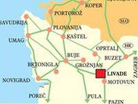 Trüffeltage Livade - Anreise Karte