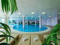 Blick auf den Wellnessbereich im Hotel Milenij Grand