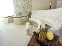 Blick auf den Wellnessbereich im Hotel Milenij