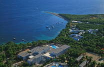 Blick auf die Hotels und das goldene Horn