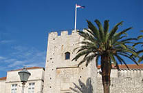 Ein Zugang zur Altstadt von Korcula