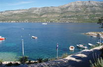 Bucht im Stadtteil Medvinjak von Korcula