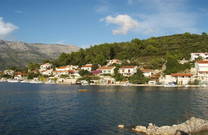 Typische Ferienhaussiedlung auf Korcula