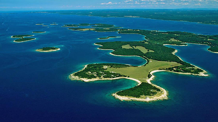 Nationalpark Brijuni - Panorama Inselarchipel Brijuni