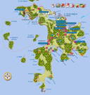 Nationalpark Brijuni - Übersichtskarte Veli Brijun