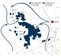Nationalpark Brijuni - Anreise Karte Boot