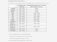 Nationalpark Krka - Öffnungszeiten