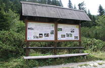 Nationalpark Nord-Velebit - Lehrtafel Botanischer Garten