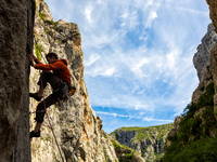 Klettern im Nationalpark Paklenica