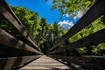 Brücke im Nationalpark Risnjak, Kroatien