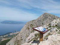 Aussichtspunkt Ravna vlaska, Naturpark Biokovo