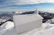 Kirche im Winter, Naturpark Biokovo