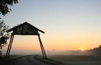 Eingang zum Naturpark Kopacki rit, Kroatien