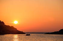 Sonnenuntergang Lastovo, Kroatien