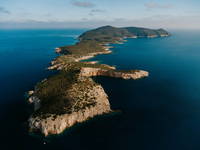 Leuchtturm Sušac, Lastovo, Kroatien