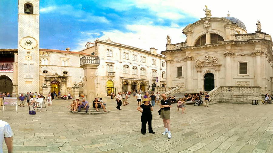 Touristen in Kroatien