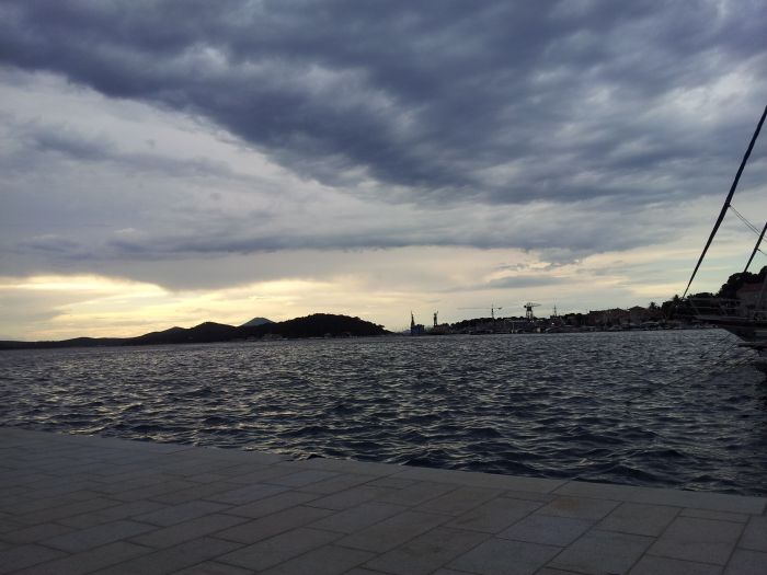 Schlechtes Wetter in Kroatien