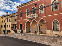 Stadtpalast in Bale, Istrien Kroatien