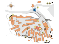 Beram, Karte - Sehenswertes