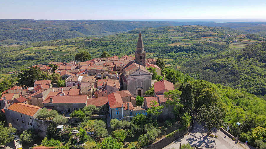 Groznjan - Zentralistrien, Istrien, Kroatien
