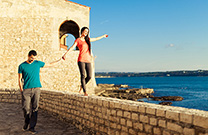 Spaziergang, Stadtmauern