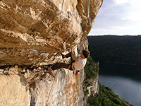 Kletterspot Limski Kanal