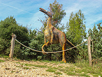 Dinosaurier-Statue, Premantura - Kap Kamenjak