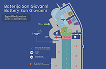 Karte Baterija San Giovanni