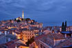 Altstadt Rovinj, Abend