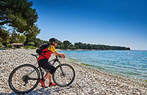 Fahrrad, Strand Rovinj