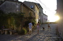 Groznjan - Sonnenuntergang