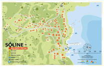 Karte Soline
