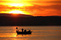 Fischer, Sonnenuntergang