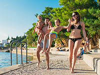 Dramalj, Strand Lanterna, Pazdehova