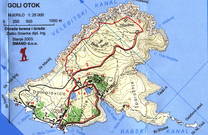 Landkarte - Goli Otok
