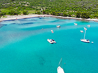 Strand Paržine, Insel Ilovik
