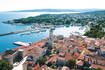 Insel Krk - Luftaufnahme Stadt Krk
