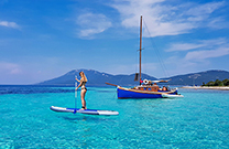 SUP & Jacht, Insel Losinj