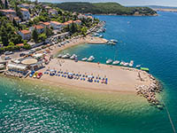 Strand grabrova, Jadranovo