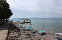 Kiesstrand in Klenovica