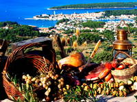 Kvarner Bucht Essen und Trinken