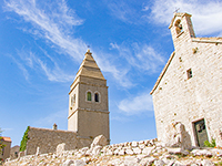 Kirche Sv. Antun & Glockenturm, Lubenice