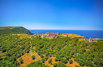 Panorama Lubenice & Meer