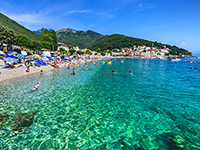 Strand Sipar in Moscenicka Draga