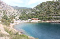 Bucht Hundestrand Povile