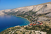 Panoramablick, Küste Stara Baska