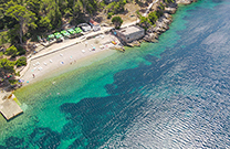 Luftaufnahme Rovenska Strand