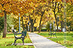 Park Eugena Kvaternika, Herbst
