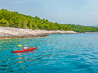 Insel Brač, Kajak